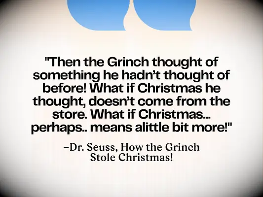 Christmas quotes from books