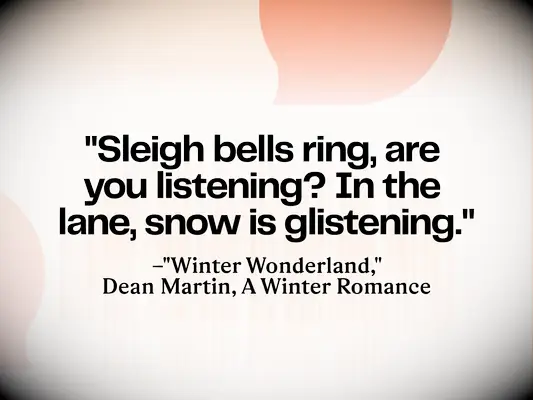 Christmas Quote from Songs