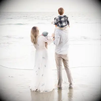 Lauren Conrad and Willliam Tell with children