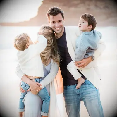 Lauren Conrad and Willliam Tell with children