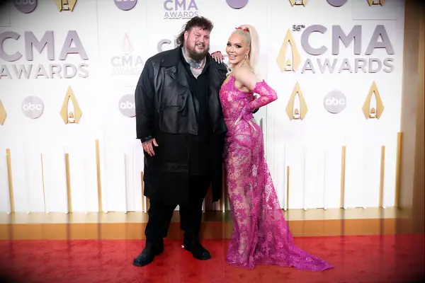 Jelly Roll and wife Bunny XO at the 2022 CMA Awards