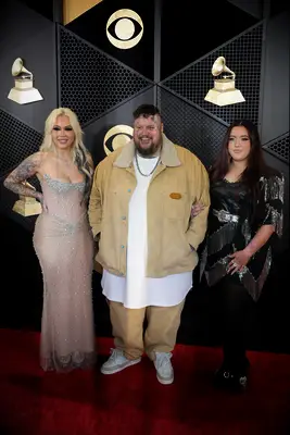 Jelly Roll and wife Bunnie with daughter Bailee