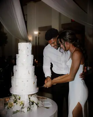 Sydney McLaughlin-Levrone and Andre Levrone