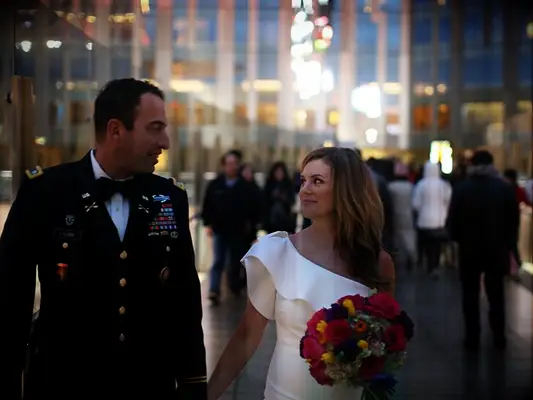Brianna Keilar and Fernando Lujan Las Vegas wedding
