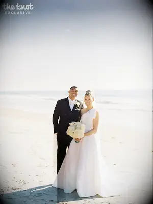 Eksklusivt: I brylluppet til Michael Normans olympiske atlet i Californien i Californien