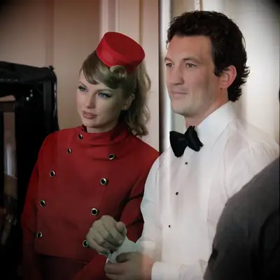 Taylor Swift and Miles Teller in 