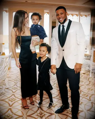 Saquon Barkley and family at the 2024 NFL Honors