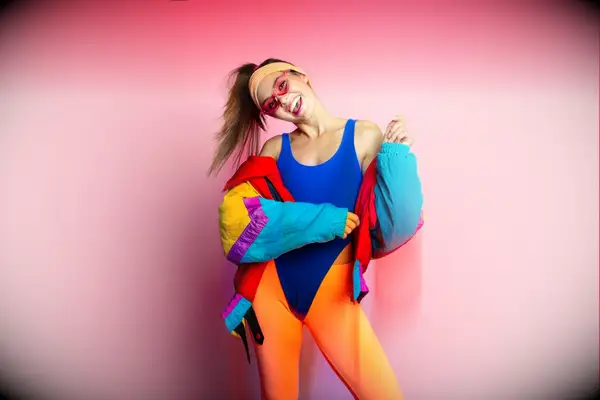 80s-themed outfit for bachelorette party