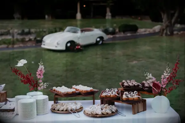 Dessert Spread at Rehearsal Dinner