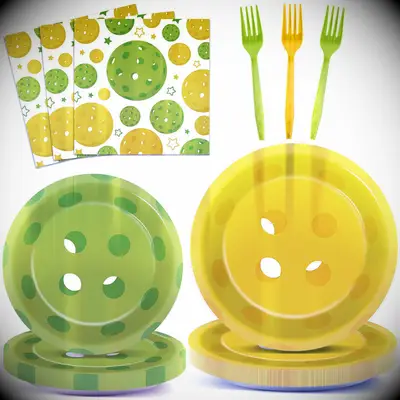 Pickleball Party Table Settings bachelorette party decorations