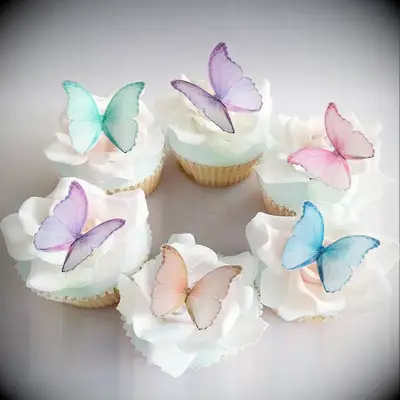Butterfly dessert toppers for bachelorette