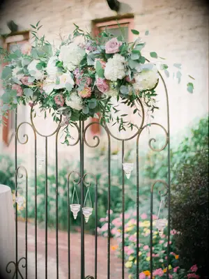 Floral Garden Trellis for bridal shower