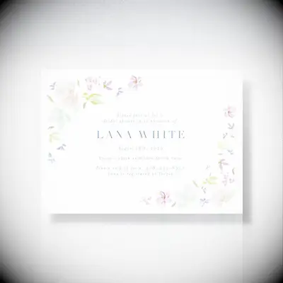 Bright and floral bridal shower invites