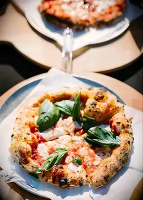 Pizza at bridal shower