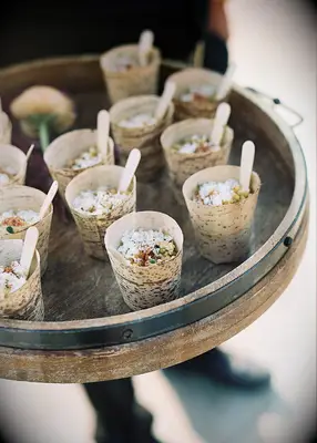 Esquites at bridal shower