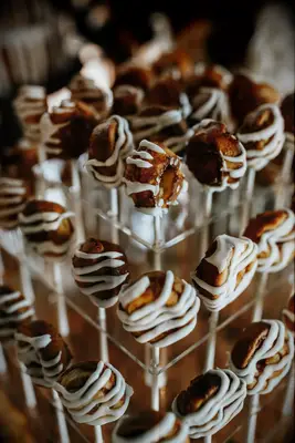 Delicious brunch buffet idea for a bridal shower. 