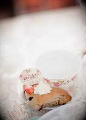 Scones at bridal shower