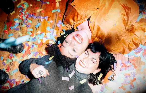 women having fun at bachelorette party