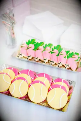 Colorful Custom Cookies on Trays