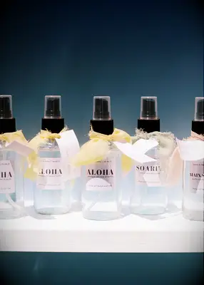 Bridal shower DIY fragrance bar