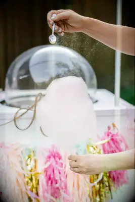 Custom cotton candy station