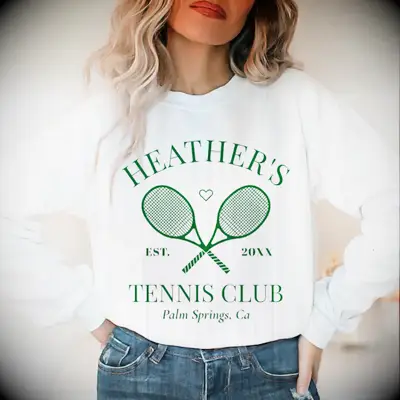 Tennis bachelorette shirts