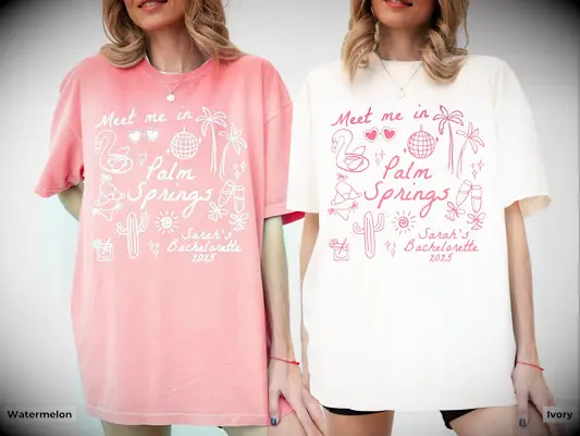 Palm Springs bachelorette t shirt