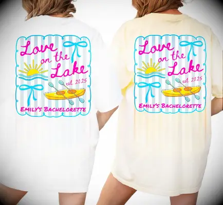 Lake bachelorette t shirt
