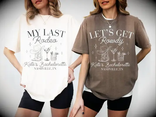 Last Rodeo bachelorette shirts 