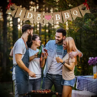 I Do BBQ banner from Amazon. 