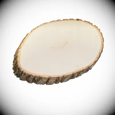 Wood centerpiece idea for I Do BBQ engagement party. 