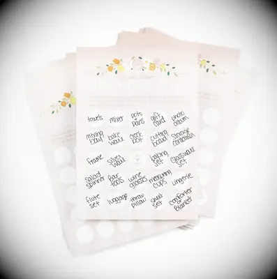 Pink Floral Bride to Be Bingo Game for Boho Bridal Shower