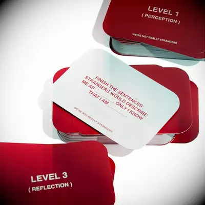 Not really strangers card game