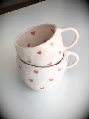 Handmade coffee cups