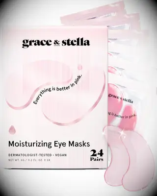 Moisturizing eye masks