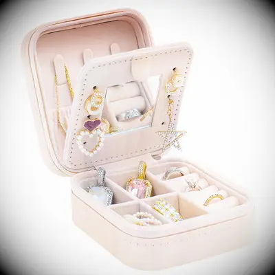 Travel jewelry case