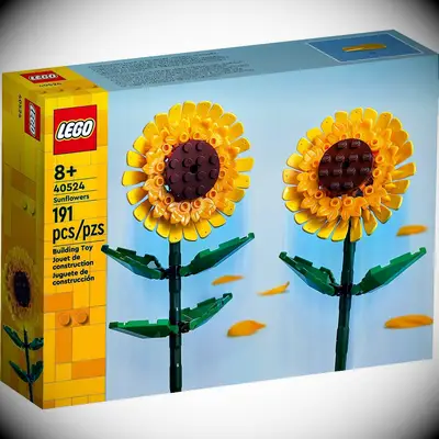 Lego sunflowers