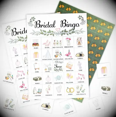 I spy bridal bingo