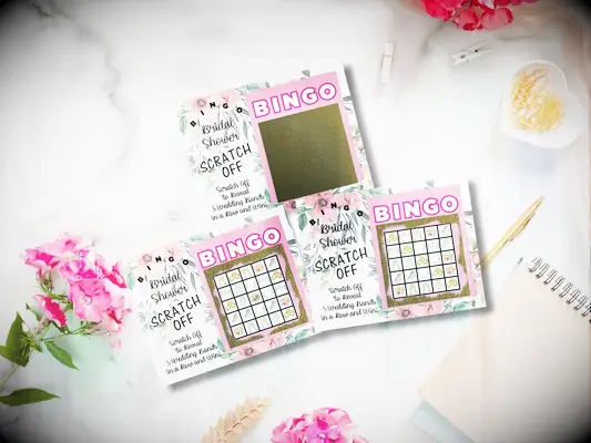 Scratch off bingo cards