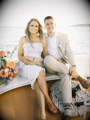 Sailboat rehearsal dinner