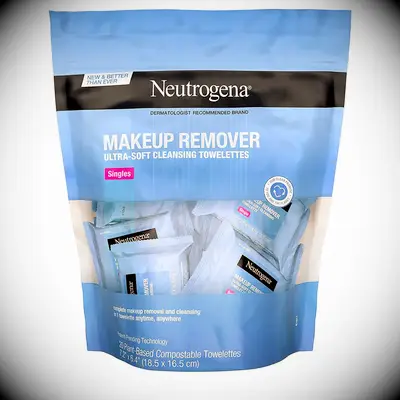 Neutrogena Makeup Remover Cleansing Towelette Singles for bachelorette party hangover kit