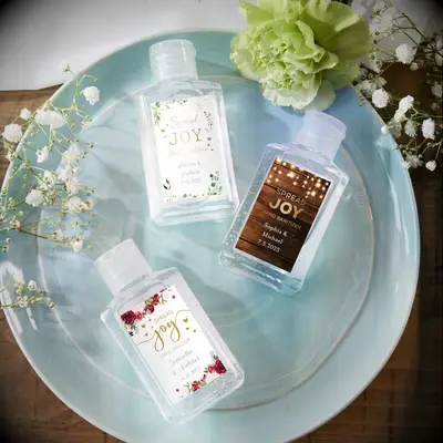 Personalized Hand Sanitizer Favors