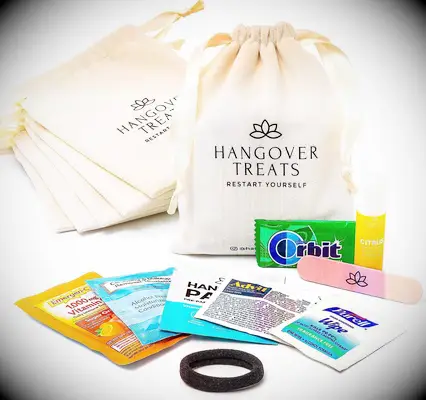Pre-Filled Premium Hangover Kits For Bachelorette Party Favors