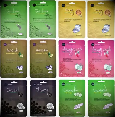 Soothing face mask 12-pack kit for bachelorette hangover kit