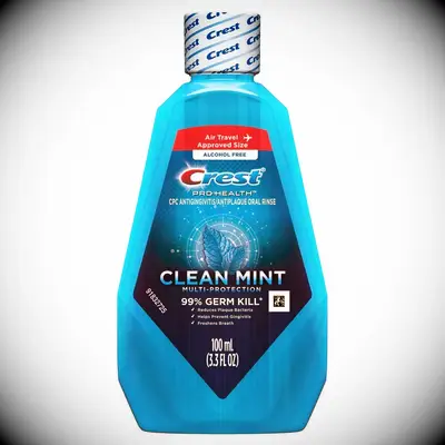 Travel sized mouthwash for bachelorette party hangover kit