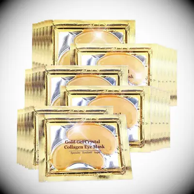 Gold Gel Collagen Under Eye Patches for bachelorette party hangover kit