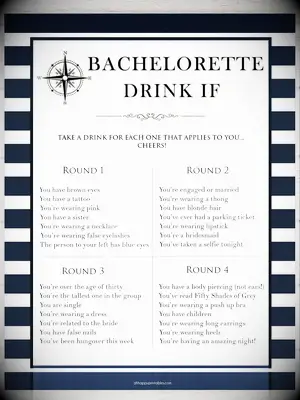 Drink If... game with four rounds