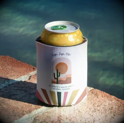 Western themed koozies for bachelorette party