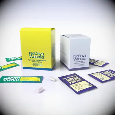 Hydration and detox packets for bachelorette party