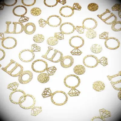 I Do confetti for bridal shower